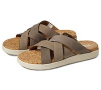 Keen Sandalen Elle Mixed Slide Leder/Textil Brindle/Birch Damen Größe 38,5