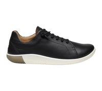 Keen Women's KNX Leather Sneaker Black/Star White 37