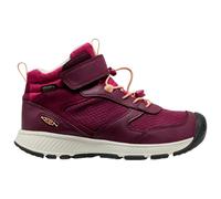 Keen - Youth's Skua Mid WP - Wanderschuhe, Gr. 35, lila/rot (Fig/PeachFuzz)