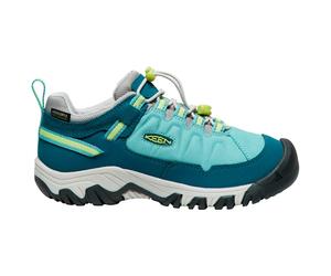 Keen - Youth's Targhee IV Low WP - Multisportschuhe, Gr. 37, türkis/blau (ReefWaters/DaiquiriGreen)