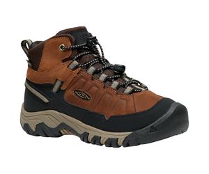 Keen - Youth's Targhee IV Mid WP - Wanderschuhe, Gr. 32-33, schwarz/braun (Bison/Brindle)