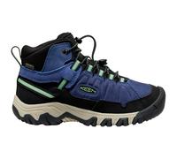 Keen - Youth's Targhee IV Mid WP - Wanderschuhe, Gr. 34, schwarz/blau (SkipperBlue/Hemlock)