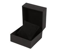 Keenso Modische Uhren-Geschenkbox aus Schwarzem Leder für Liebhaber, Elegante Vitrine für Herren- und Damenuhren, Armbänder, Armreifen und Schmuckaufbewahrung