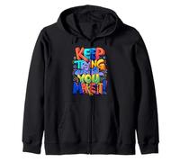 Keep Trying Until You Make It Motivations-Mantra Kapuzenjacke