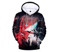 keepmore Unisex Anime Assassination Classroom Lässig Langarm 3D Hoodie Korosensei Pullover Shiota Nagisa Sweatshirts