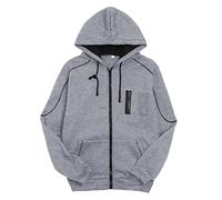 KEERADS Herren Herbst und Winter Mode Lässig Einfarbig Passende Tasche Dünn Samt Kapuzenpullover Mantel Jacke Umhängetasche Klein