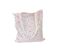 Kehpish Canvas-Tragetasche mit Blumenmuster, doppelseitig bedruckt, Stofftasche, Baumwolle, Schultertaschen für Strand, Reisen, Einkaufen, Lebensmittel, Einkaufstasche, Blumenmuster, 37, Grocery Cloth