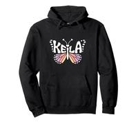 Keila Schmetterling - Personalisierte süße Namens-Wortkunst Pullover Hoodie