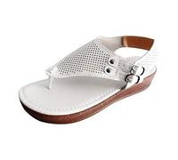Keilabsatz Pantoletten Damen Peeptoe Weichen Sohlen Sommerschuhe Bohemian Pantoletten Damen Peeptoe Plateau Slides Damen Damen Blumen Riemchen Lässig