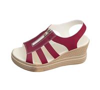 Keilabsatz Schuhe Damen Sandalen Glitzer Orthopädische Hausschuhe Elegant Pantoletten Bequem Plateau Breite Füße Damenschuhe Sommerschuhe Keilpumps