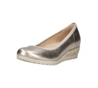 Keilpumps GABOR COMFORT "Gabor Comfort Pumps Leder", Damen, Gr. 40, puder, Leder, Schuhe Keilpumps (69060365-40)