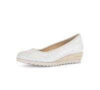 Keilpumps GABOR "Keilpumps", Damen, Gr. 37, silber, Schuhe (30367109-37) silber