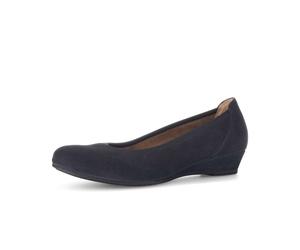 Keilpumps GABOR "Keilpumps", Damen, Gr. 40, blau, Schuhe (21981221-40) blau