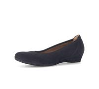 Ballerina GABOR COMFORT "Gabor Comfort Ballerinas Leder", Damen, Gr. 41, dunkelblau, Leder, Schuhe Ballerina (66768563-41) dunkelblau