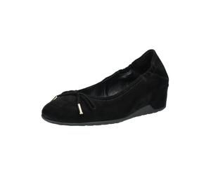 Keilpumps HÖGL "Högl Pumps Veloursleder", Damen, Gr. 38, schwarz, Veloursleder, Schuhe (31981226-38) schwarz