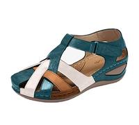 Keilsandalen Strandsandalen Sandalen Damen Sommer Elegante Sommer Strand Reise Schuhe Orthopädische Sandalen Sommerschuhe Damen Komfort Sommer Pantoletten Strandsandalen