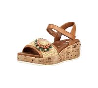 Keilsandalette ARA "Ara Sandalen Glattleder", Damen, Gr. 40, braun, Glattleder, Schuhe (11689540-40) braun