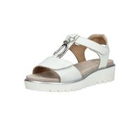 Plateausandale ARA "BILBAO", Damen, Gr. 38, weiß, Nappaleder, unifarben, feminin, Schuhe, Keilsandale, Sommerschuh, Komfortschuh in G-Weite (12621943-38) weiß