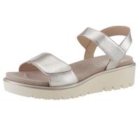 ara® Leder Sandalen, gold, 41 Platin