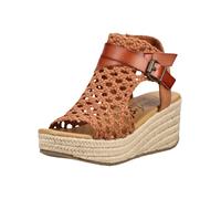 Keilsandalette BLOWFISH "Blowfish Sandalen Lederimitat", Damen, Gr. 40, cognac, Lederimitat, Schuhe (70497165-40) cognac