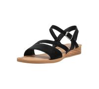 Keilsandalette BLOWFISH "Blowfish Sandalen Lederimitat", Damen, Gr. 41, schwarz, Lederimitat, Schuhe (90063500-41) schwarz