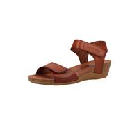 Keilsandalette COSMOS COMFORT "COSMOS Comfort Sandalen Leder", Damen, Gr. 41, braun, Leder, Schuhe (47305712-41) braun