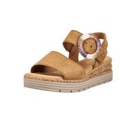 Keilsandalette GABOR COMFORT "Gabor Comfort Sandalen Leder", Damen, Gr. 40,5, braun, Leder, Schuhe (47830543-40,5) braun