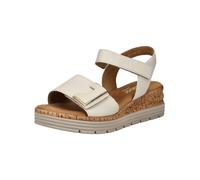 Keilsandalette GABOR COMFORT "Gabor Comfort Sandalen Leder", Damen, Gr. 40, beige (creme), Leder, Schuhe (33328053-40) creme