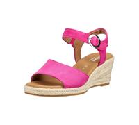 Keilsandalette GABOR COMFORT "Gabor Comfort Sandalen Leder", Damen, Gr. 40, pink, Leder, Schuhe (82226413-40) pink