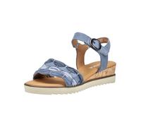 Keilsandalette GABOR COMFORT "Gabor Comfort Sandalen Leder", Gr. 43, heaven, Leder, Schuhe Keilsandalette (38472807-43)