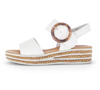 Gabor 84.550.20 weiß - Riemchen Sandale für Damen - Größe 41