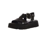 Plateau Sandalen schwarz (uni)