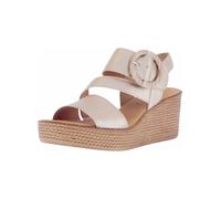 Keilsandalette GABOR "Gabor Sandalen Leder", Damen, Gr. 38, beige (champagner), Leder, Schuhe (58668247-38) champagner