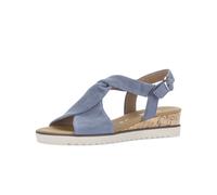 Keilsandalette GABOR "Keilsandalette", Damen, Gr. 35,5, blau, Schuhe (61541304-35,5) blau