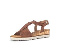 Gabor 82.751.53 braun - Riemchen Sandale für Damen - Größe 36