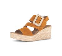 Keilsandalette GABOR "Keilsandalette", Damen, Gr. 37,5, braun (orange), Schuhe (86862026-37,5) orange