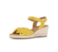 Keilsandalette GABOR "Keilsandalette", Damen, Gr. 37,5, gelb, Schuhe (75641050-37,5) gelb