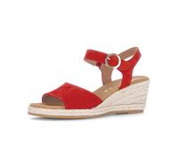 Keilsandalette GABOR "Keilsandalette", Damen, Gr. 37,5, rot, Schuhe (46874533-37,5) rot