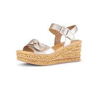 Keilsandalette GABOR "Keilsandalette", Damen, Gr. 39, gold, Schuhe (15902761-39) gold