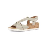 Keilsandalette GABOR "Keilsandalette", Damen, Gr. 39, grün, Schuhe (95080551-39) grün