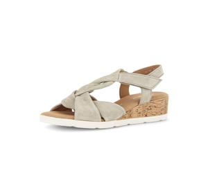 Keilsandalette GABOR "Keilsandalette", Damen, Gr. 39, grün, Schuhe (95080551-39) grün