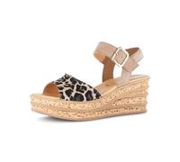 Gabor Keilsandalette Damen vegan wasserdicht robust Natur/Sand Gr. 40