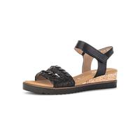 Keilsandalette GABOR "Keilsandalette", Damen, Gr. 40, schwarz, Schuhe (27323743-40) schwarz