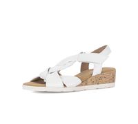 Keilsandalette GABOR "Keilsandalette", Damen, Gr. 42,5, weiß, Schuhe (99651163-42,5) weiß