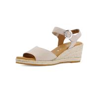 Keilsandalette GABOR "Keilsandalette", Damen, Gr. 42, beige, Schuhe (25592401-42) beige