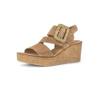 Keilsandalette GABOR "Keilsandalette", Damen, Gr. 42, braun, Schuhe (36344565-42) braun