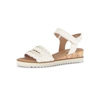 Keilsandalette GABOR "Keilsandalette", Damen, Gr. 43, creme, Schuhe (78795814-43) creme