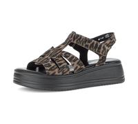 Plateausandaletten GABOR "Plateau Sandale", Damen, Gr. 38, braun, Schuhe (85074461-38) braun