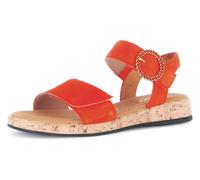 Gabor Damen Riemchensandalen, Frauen Sandalen,flach,Sommerschuhe,Freizeitschuhe,offene Schuhe,Strandschuhe,pumpk(brma/S.Kork),40 EU / 6.5 UK