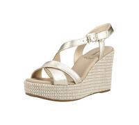 Keilsandalette NERO GIARDINI "Nero Giardini Sandalen Leder", Damen, Gr. 41, sand, Leder, Schuhe (64286923-41) sand